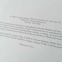 Vintage Thomas Kinkade Family History & Teapot Set