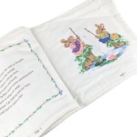 Vintage Cottontail Corner Handmade Soft Cloth Book