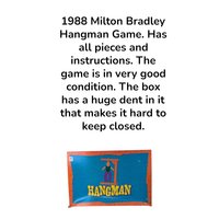 Milton Bradley Hangman Word Game (1988)