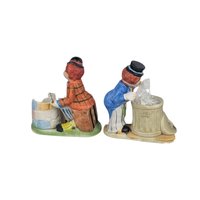 Ceramic Hobo Luvkins Candle Holder Set