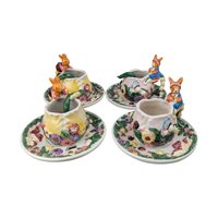 Vintage Merc Asia Ceramic Rabbit Tea Set