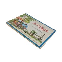 1968 "Just Right" by Lilian Moore Hardcover Book