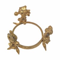 Vintage Metal Rabbit Easter Egg Holder