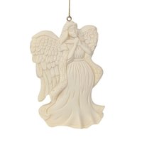 1997 Avon Seasons Joy Angel & Nativity Ornament Set