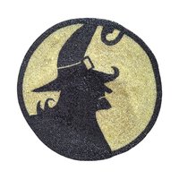 Vintage Beaded Witch Placemat