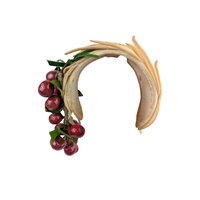 Vintage Cherry Decor Headband Hat