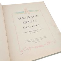 1934 Story of Our Baby Hardcover Book
