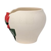 Vintage Alaskan Rose Relief Ceramic Planter