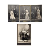 Antique A. Gozanski Cabinet Card Photo Set