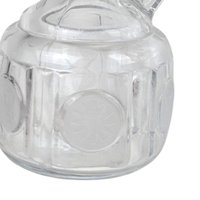 Vintage Fostoria Coin Glass Covered Urn & Cruet Set