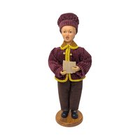 Vintage Christmas Caroler Figurine Pair