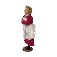 Vintage 12.5" Christmas Caroler Woman Figurine