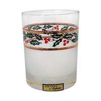 Vintage Culver Squire Red and Gold Barware Set