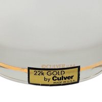 Vintage Culver Squire Red and Gold Barware Set