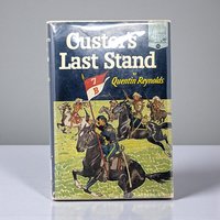 A classic hardcover book with a detailed illustration of a cavalry soldier on the front. The binding is tight, and the cover art features crisp black and yellow ink accents against the fabric texture.