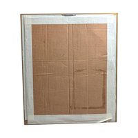 Vintage Egyptian Papyrus Painting: King Tut and Ankhesenamun