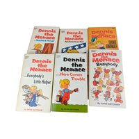 Vintage Dennis the Menace Paperback Collection - 6 Book Lot