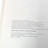 1976 "Two Is Company" by Judy Delton Hardcover Book