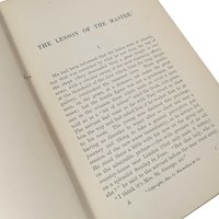 1892 First Edition The Lesson of the Master by Henry James