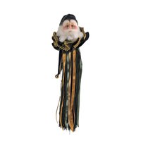 Vintage 15.5" Whimsical Fringe Santa Tabletop Decor