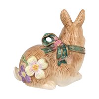 Vintage Fitz & Floyd Woodland Spring Bunny Salt and Pepper Set