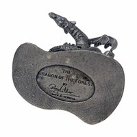 Vintage Tudor Mint Myth & Magic Dragon of the Forest Pewter Figurine