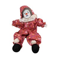 Vintage Celestial Sun and Moon Porcelain Clown