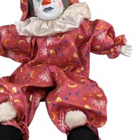 Vintage Celestial Sun and Moon Porcelain Clown