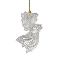 Vintage Gorham Lead Crystal Angel Ornament