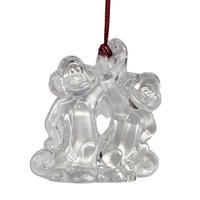 Vintage Marquis by Waterford Noah's Ark Monkeys Ornament