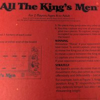 1979 All The King's Men Parker Brothers Game