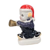 Vintage Ceramic Musical Clown Trio Figurines