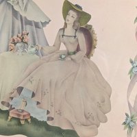 Vintage Southern Belle Tea Party Framed Print