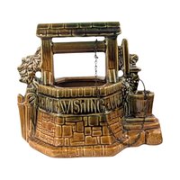 Vintage McCoy 'Wishing Well' Ceramic Planter