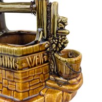 Vintage McCoy 'Wishing Well' Ceramic Planter