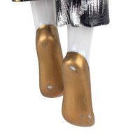 Vintage Lindell Porcelain Harlequin Doll