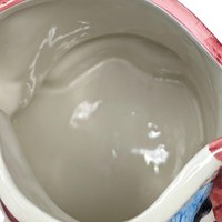 Vintage Debbie Mumm Ceramic Santa Cookie Jar