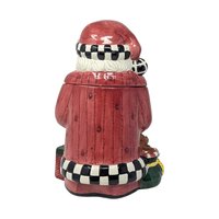 Vintage Debbie Mumm Ceramic Santa Cookie Jar
