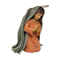 2002 Target Fabric Mache 8 Piece Christmas Nativity Set