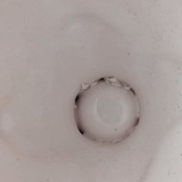 Vintage Pink Iridescent Ceramic Bird and Grape Compote