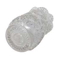 Vintage Cut Crystal Pinwheel Vase