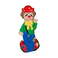 1975 Happy and Sad Ceramic Clown Banks Pair