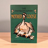 Vintage 1920s 'The Metropolitan Mother Goose' Softcover Book