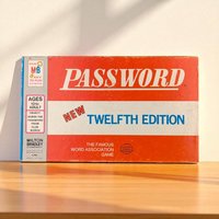 1962 Milton Bradley Password Twelfth Edition Game
