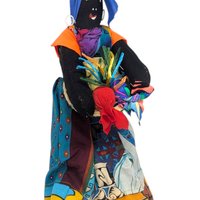 Vintage Handmade Jointed Folk Art Doll