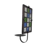 Vintage Brutalist Danish Style Metal Wall Sconce