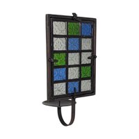 Vintage Brutalist Danish Style Metal Wall Sconce