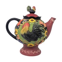 2003 Susan Winget Avignon Morning Teapot and Mug Set