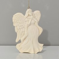 1997 Avon Seasons Joy Angel & Nativity Ornament Set