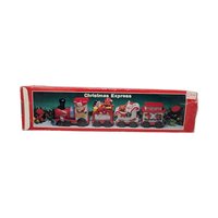 Vintage Christmas Express Ceramic Holiday Train Set